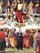 PERUGINO, Pietro The Ascension of Christ af